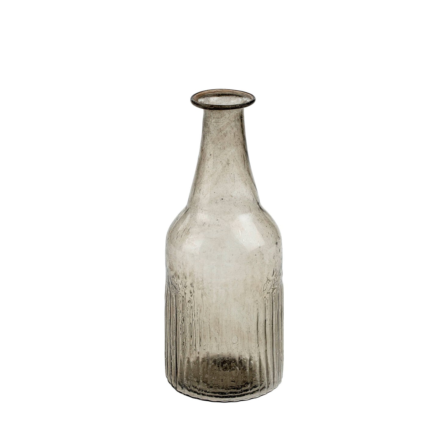 Recycled Glass Vase - grey