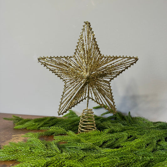 Golden Star Tree Topper