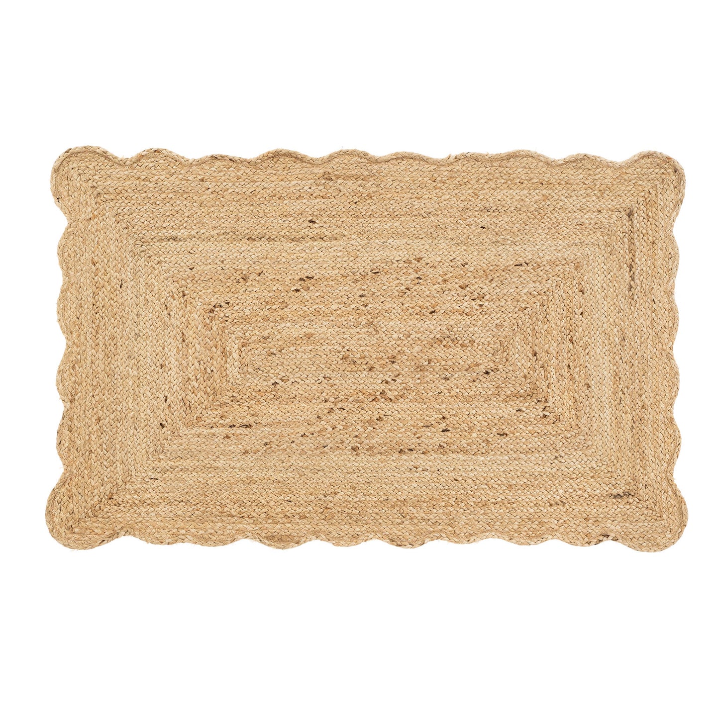 Scalloped Jute Rug- 2.5x4