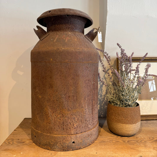 Vintage Rusty Milk Can