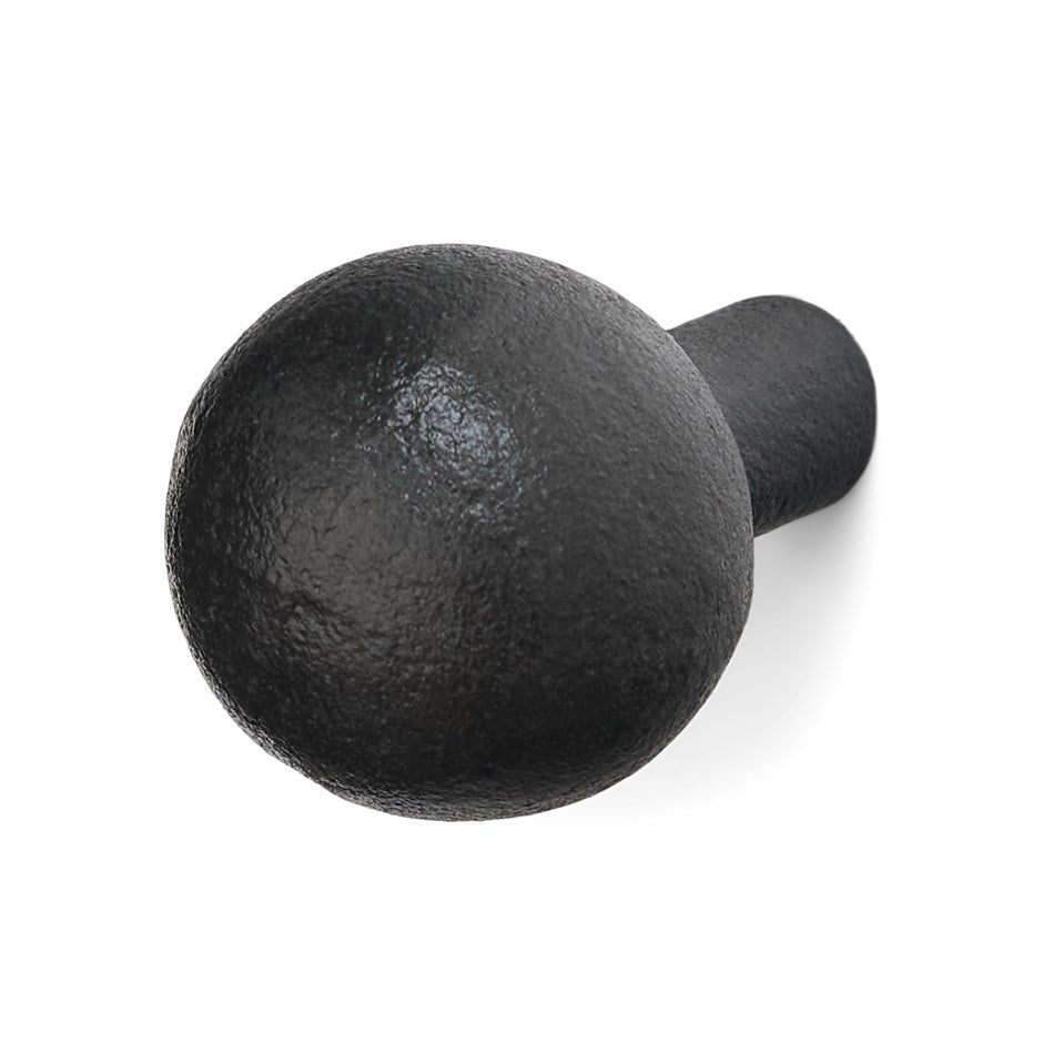 Knob: Black Cast Iron Sphere – TIN BARN MARKET