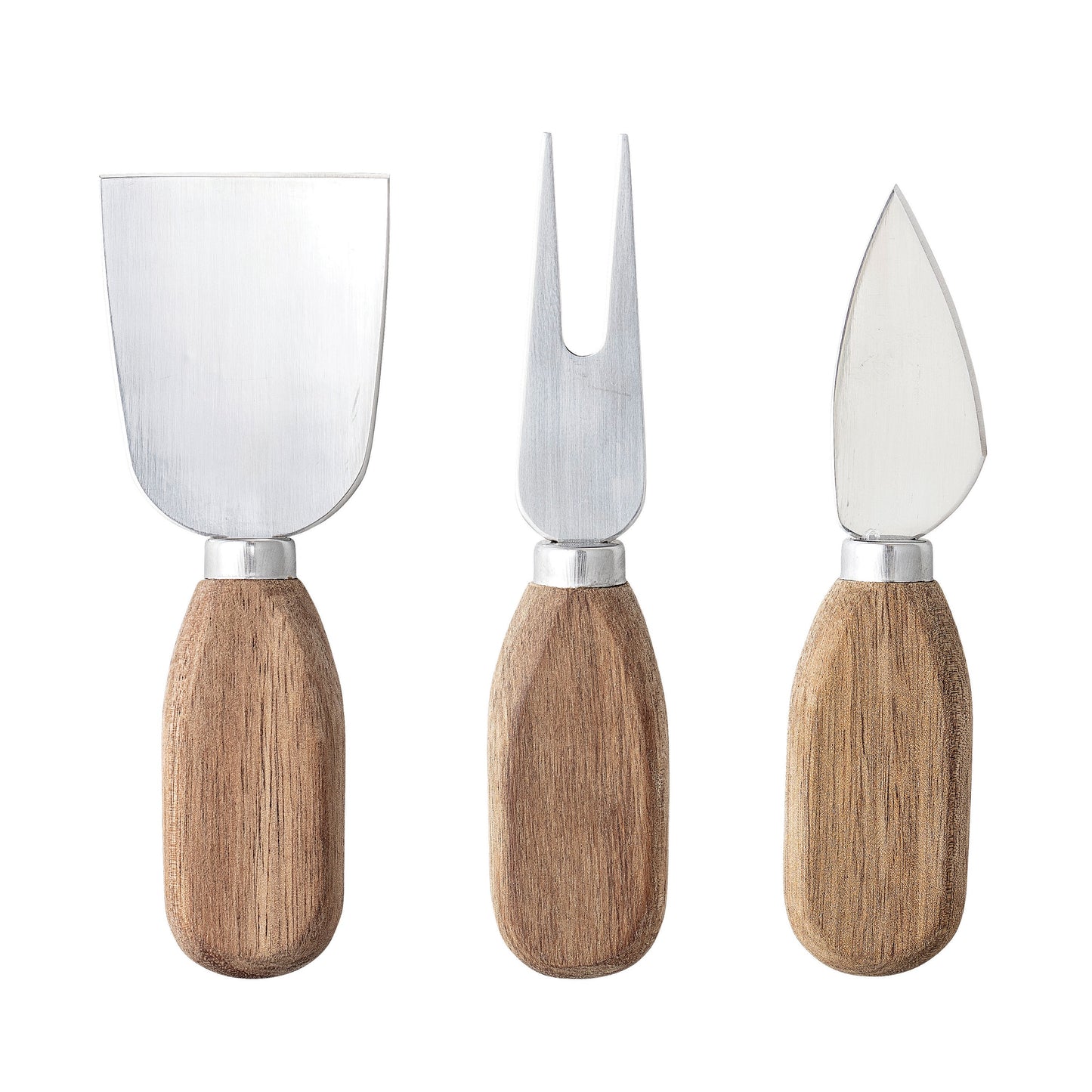 Stainless Steel & Acacia Wood Cheese Knife Set