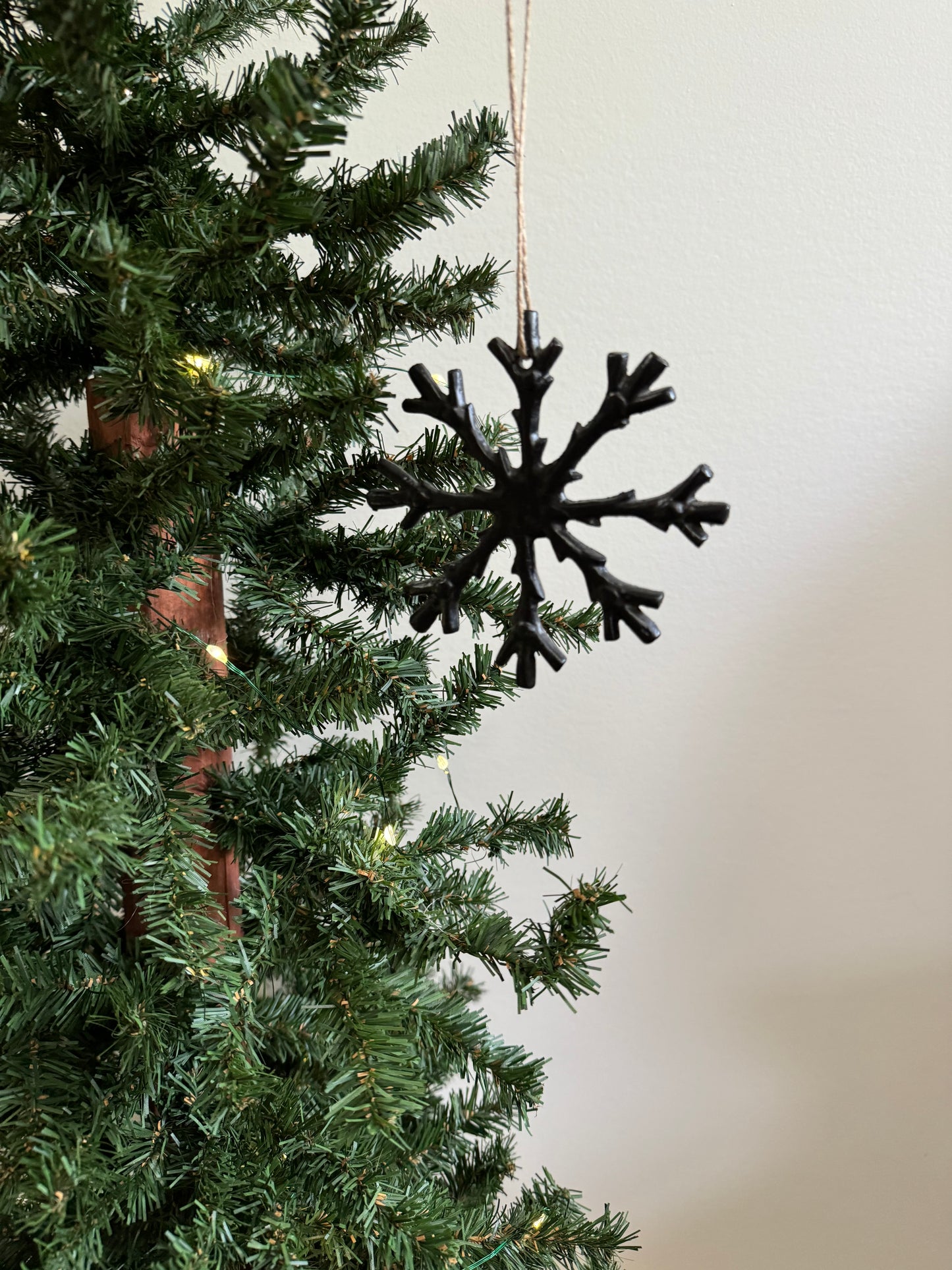 Snowflake Ornament- Black