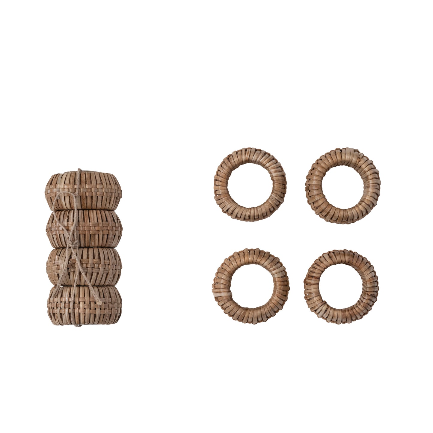 Hand-Woven Rattan Napkin Ring