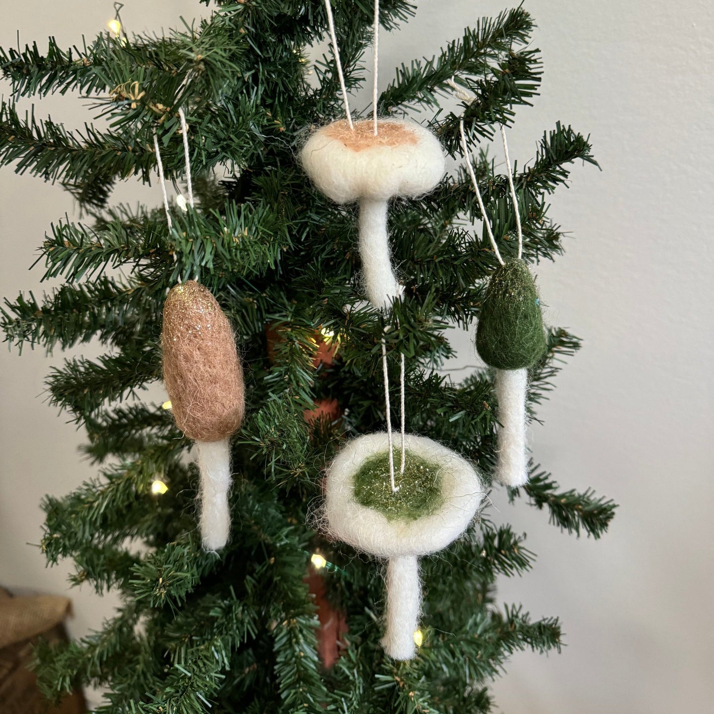 Felt Mushroom Ornaments