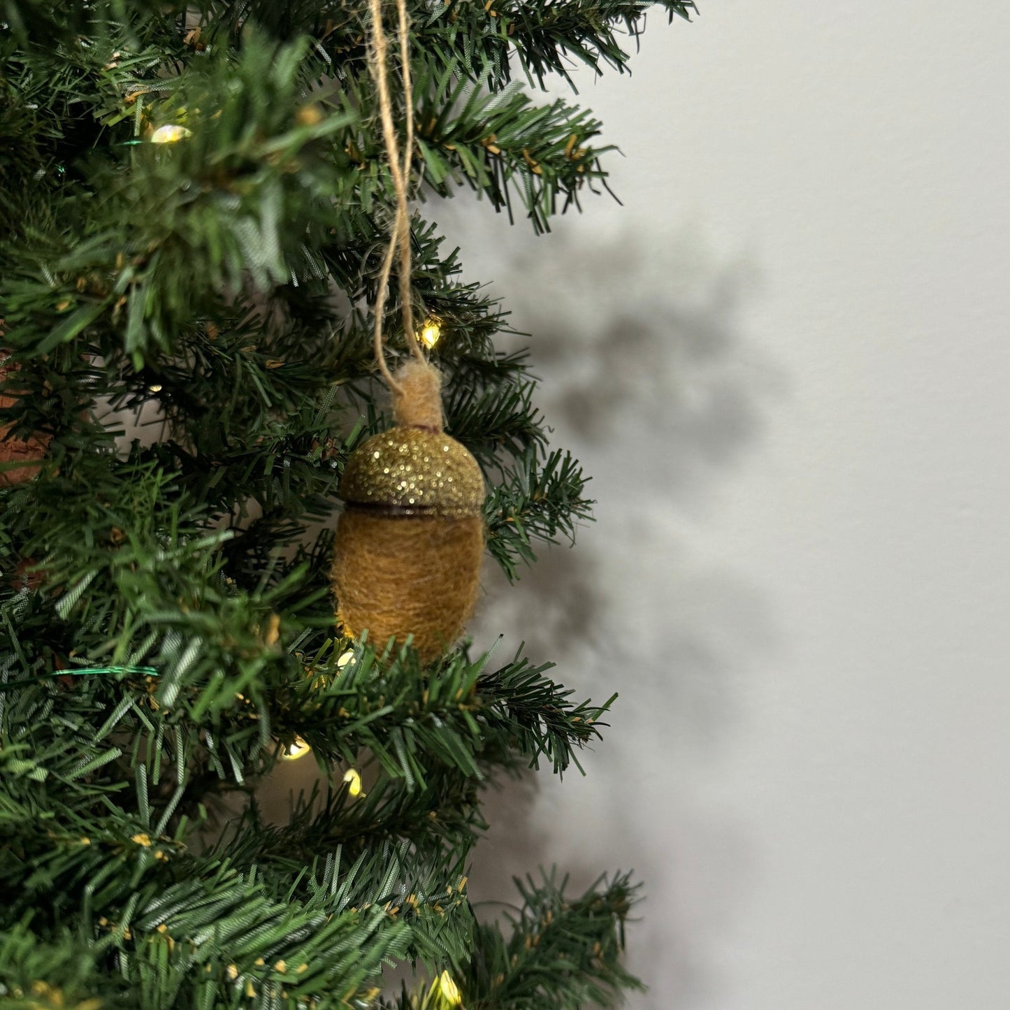 Fabric Acorn Ornament