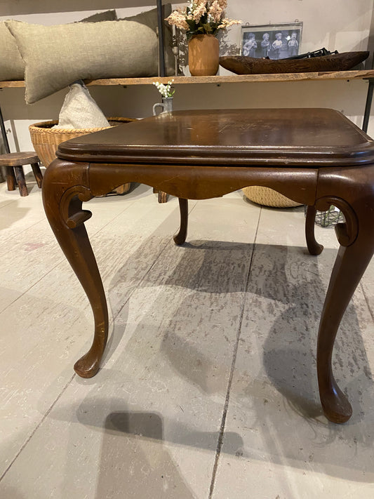 Vintage Small Wood Table - Dark - 10% OFF