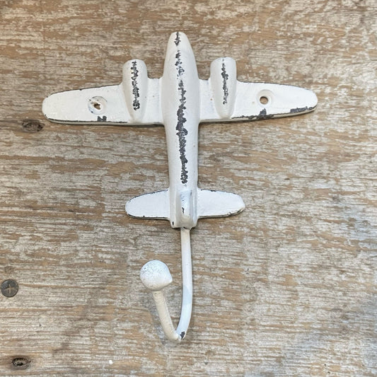 Plane Hook - Distressed White