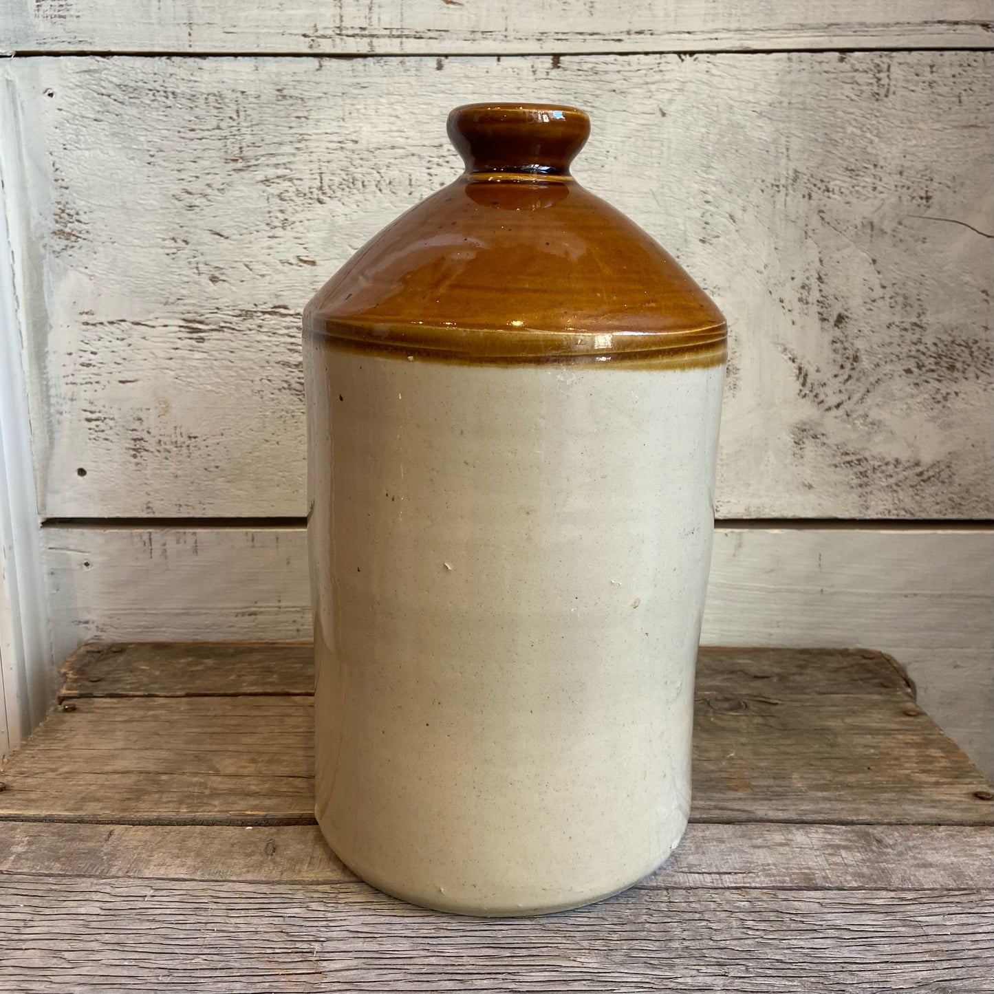 Vintage Large Jug - Tan