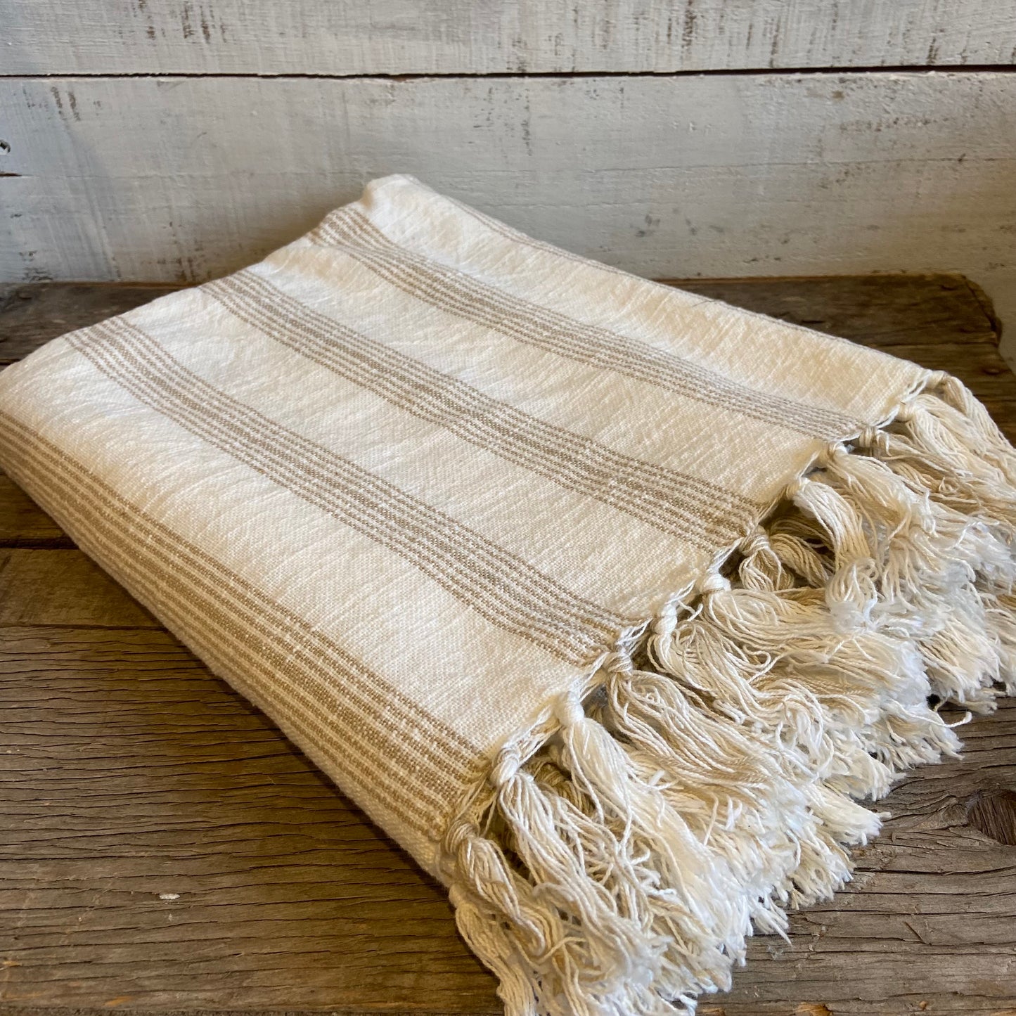 French Stripe Bath Towel