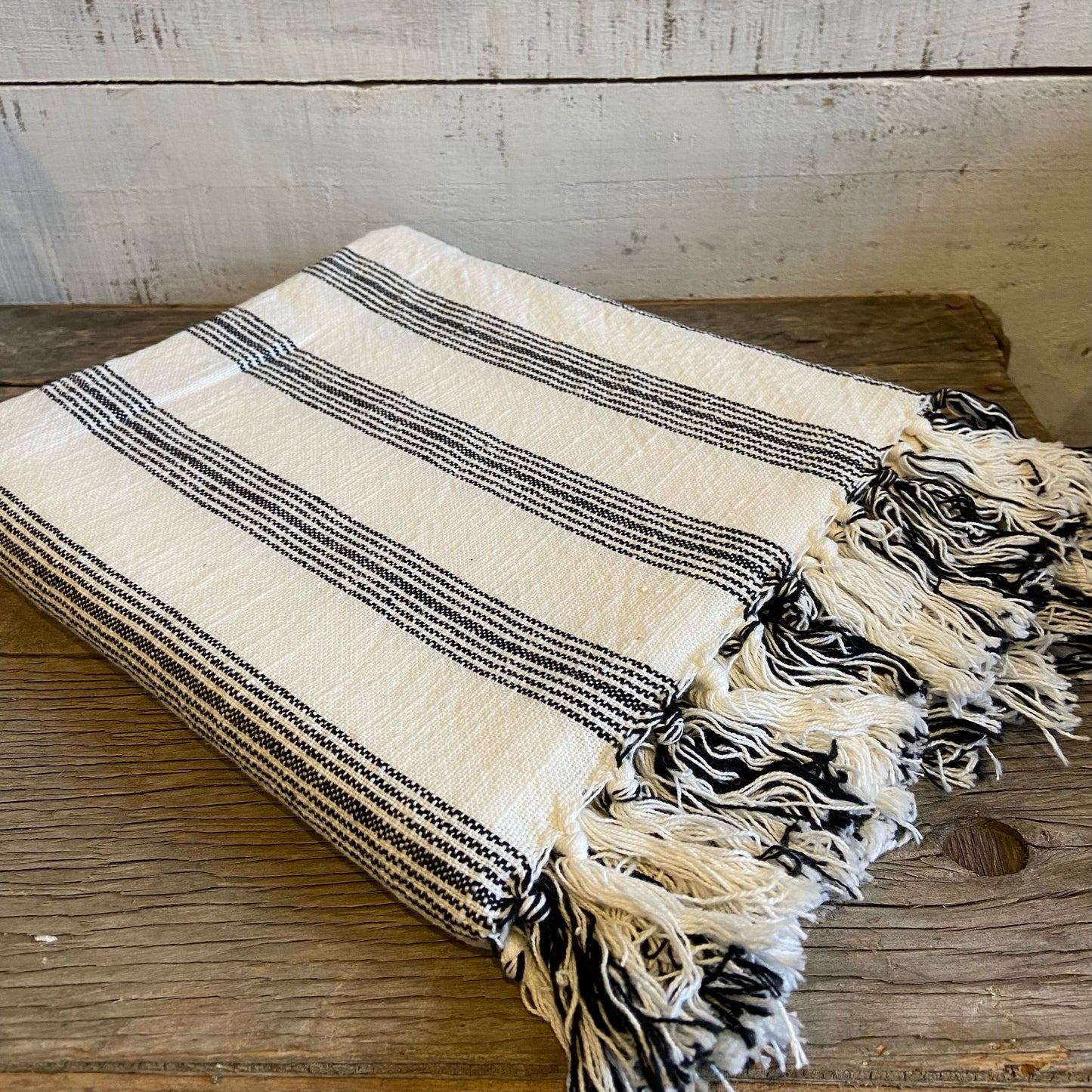 French Stripe Bath Towel