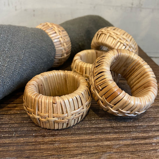 Hand-Woven Rattan Napkin Ring