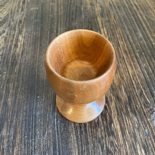 Vintage Wooden Egg Cup