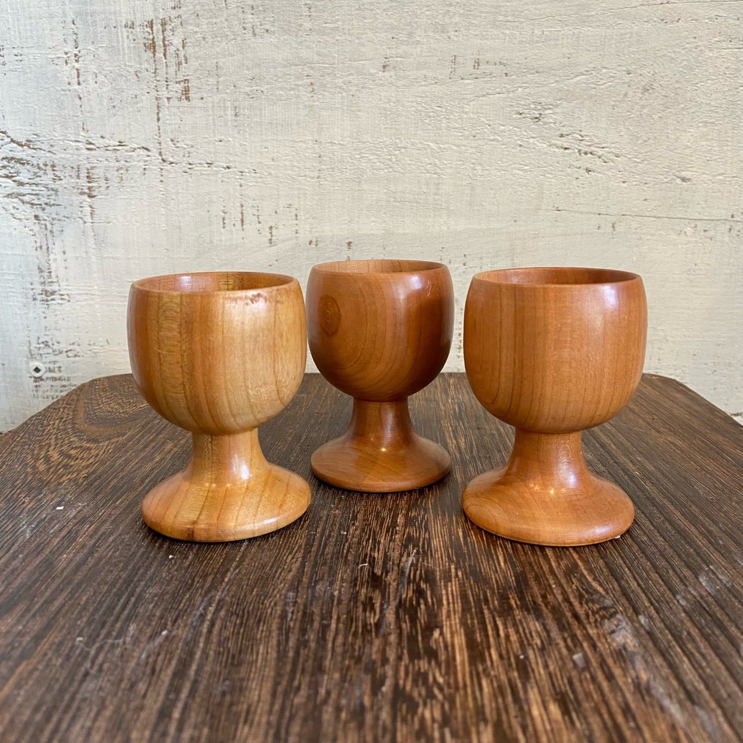 Vintage Wooden Egg Cup