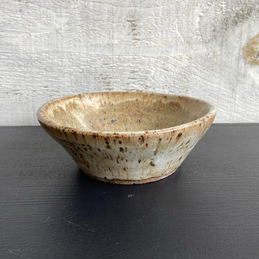 Vintage Brown Speckled Bowl