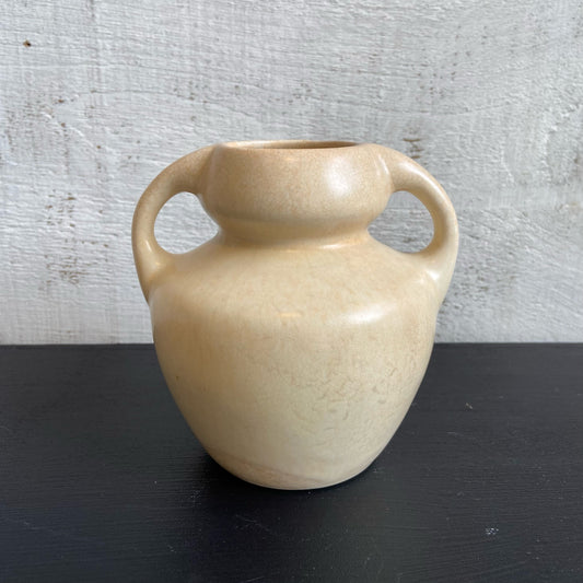 Vintage Shenfield Vase w/Handles - Cream