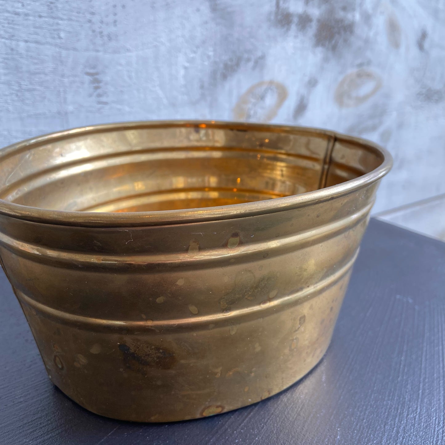 Vintage Brass Bucket