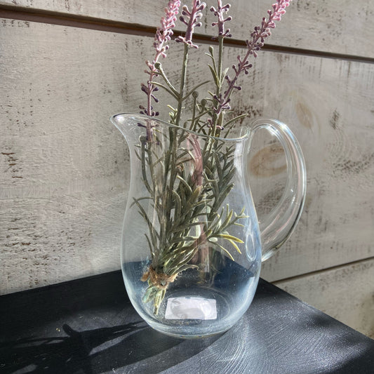 Vintage Glass Pitcher - SM