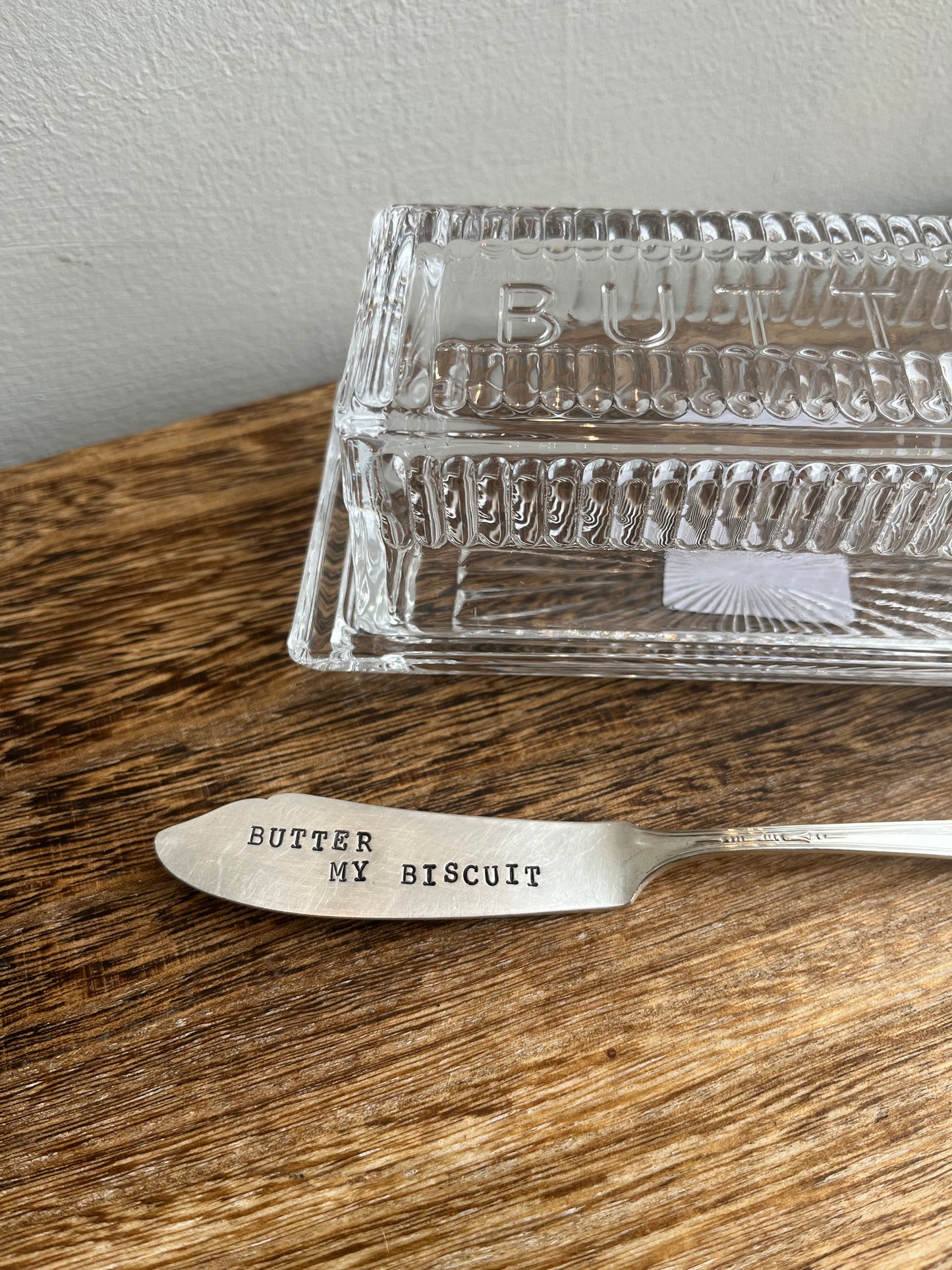 Hand Stamped Butter Knife