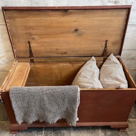 Vintage Red Trunk