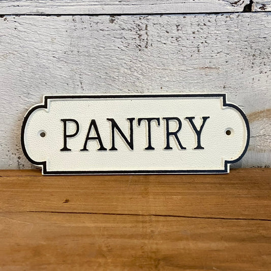 Pantry Sign - Cast Iron