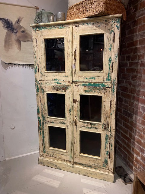 Rustic White Cabinet