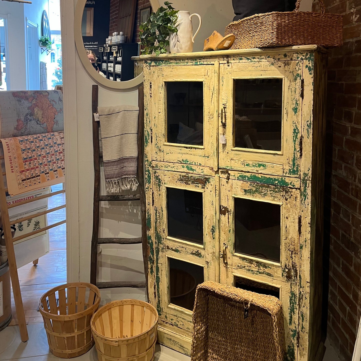 Rustic White Cabinet