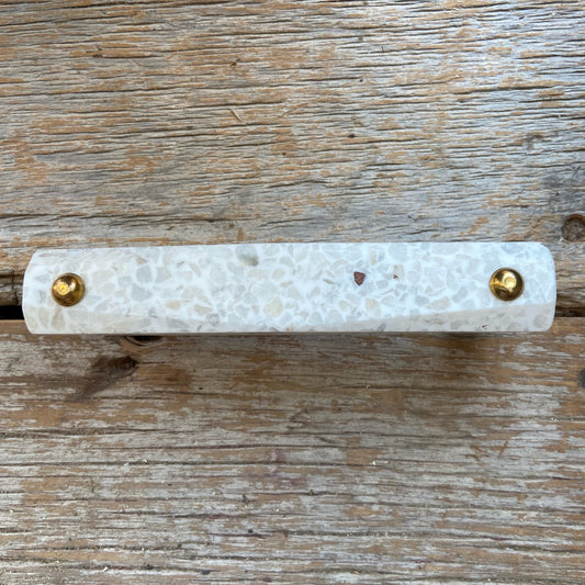 Knob: Marble Gold Pull Handle