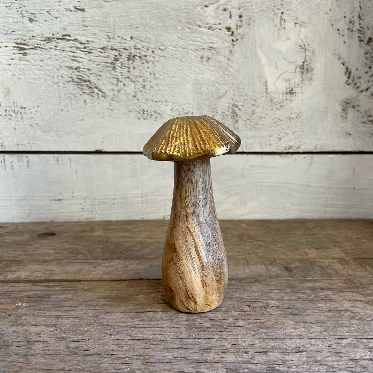 Gold Metal Mushroom