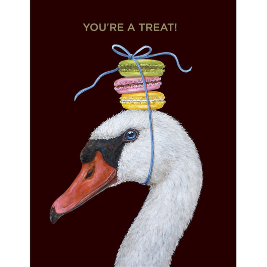 Card: Macaroon Swan