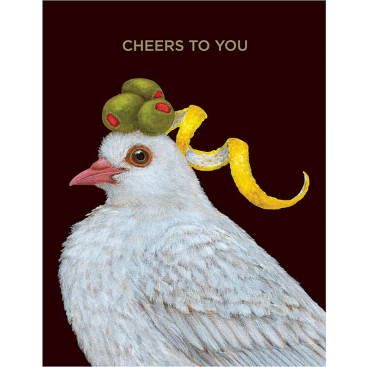 Card: Cheers to You Dove