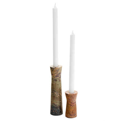 Soapstone Candle Holders