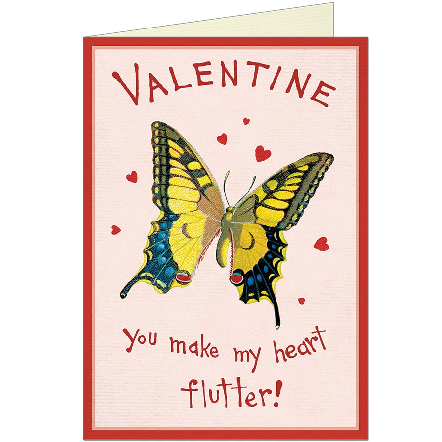 Valentine Single Card - Butterfly