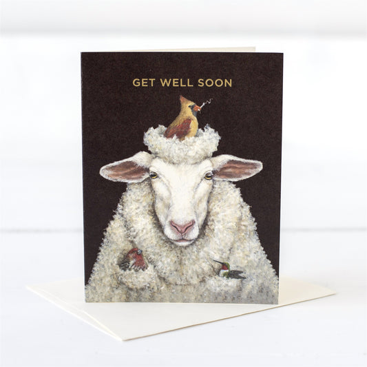 Card: Get Well Sheep