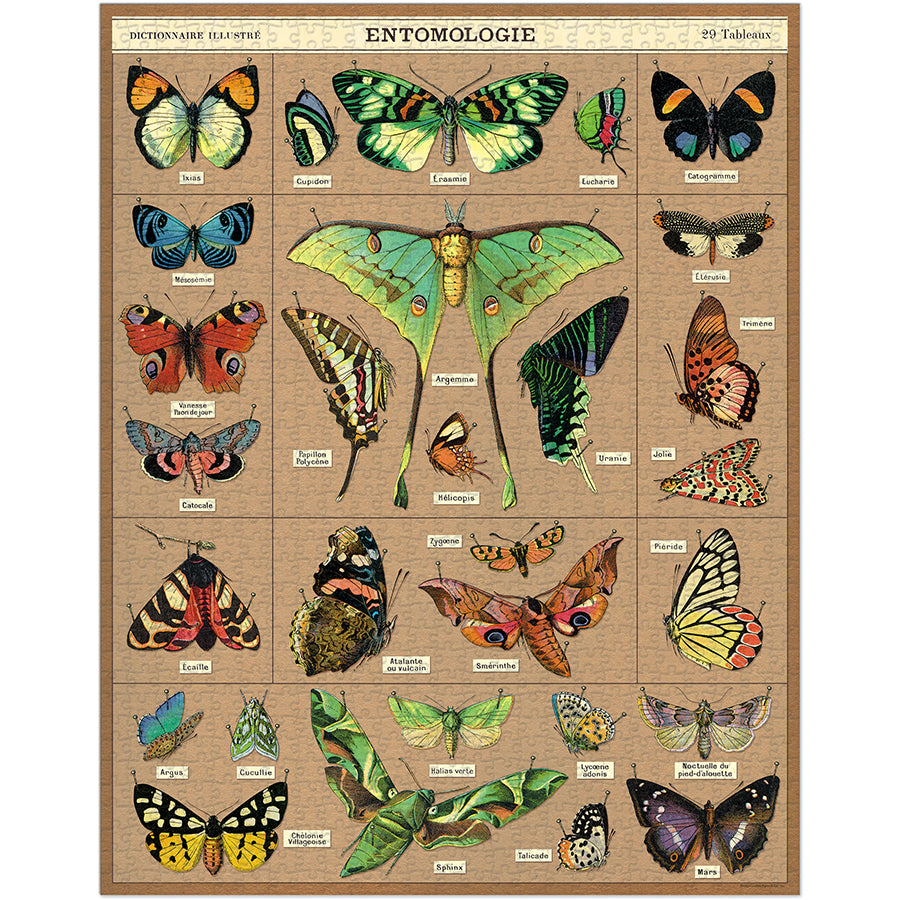 1,000 Piece Puzzle - Entomology