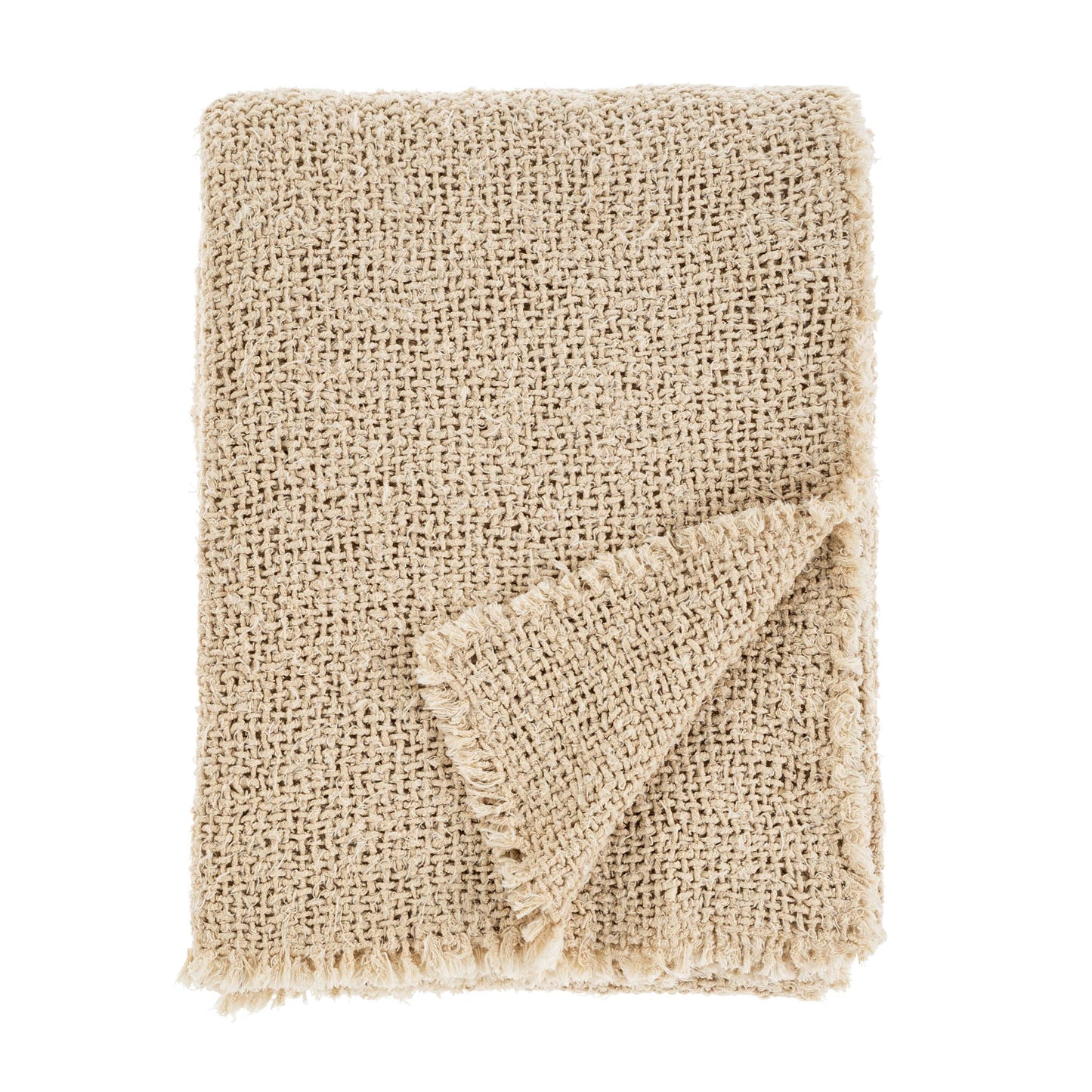 Sable Fringe Throw Blanket