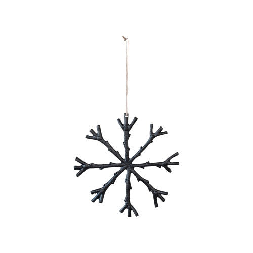 Snowflake Ornament- Black